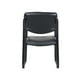 thumbnail image 3 of Silla auxiliar Boss Office Products de piel con brazos, color negro, 3 of 7