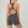 thumbnail image 2 of Gym Bodysuit Woman Fitness Overalls Sports Jumpsuit One-Piece Sexy Slim Workout Clothes For Women Tracksuit Yoga Suits Set, 2 of 6