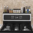 thumbnail image 3 of Kitchen Over Stove Spice Rack Heat Resistant Zero Installation Silicone Stove Top Tray Organizer, 3 of 7
