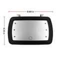 thumbnail image 3 of Car Sun Visor Mirror with LED Lights Makeup Sun-Shading Cosmetic Mirror Clip Make Up Mirror with Screen for Women, 3 of 7