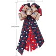 thumbnail image 3 of Nœuds Patriotiques Rouges et Bleus pour la Fête de l'Indépendance 2 Paquets 11x23 Pouces Étoiles du Drapeau Américain du 4 Juillet pour Couronnes Intérieures et Extérieures Décorations d'Arc (Noeuds Patriotiques-3), 3 of 6
