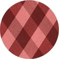 thumbnail image 1 of Ahgly Tapis Rond Lavable en Machine Intérieur Transitionnel Rouge, 8 Pieds Rond, 1 of 7
