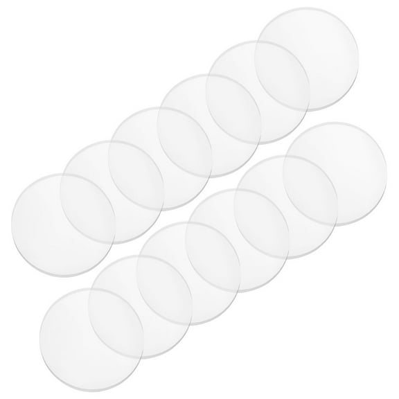 Clear Non-Adhesive Rubber Pads for Glass Table Bumpers and Spacers 12pcs