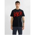 thumbnail image 1 of Slayer T-Shirt Logo Classique Officiel - Noir, Col Rond, Manches Courtes, Décontracté & Fitness (Polyester, Coton), 1 of 4