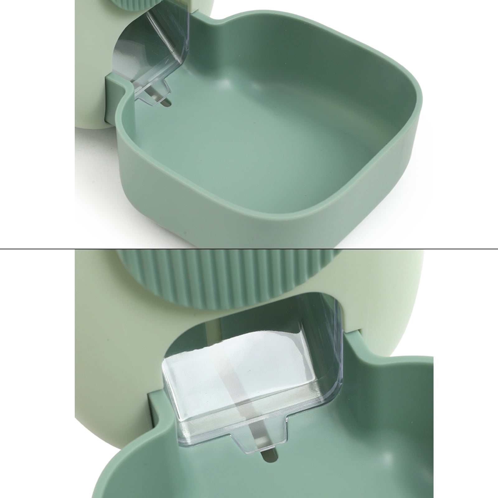 Pet Feeder and Waterer Self-Dispensing Feed Automatic Feeders 29oz 27oz Water Dogs Cats Bowl