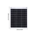 thumbnail image 5 of 15W Solar Panel 5V Polysilicon Dual USB Flexible Portable Outdoor Solar Cell Car Ship Camping Hiking Travel Phone Charge, 5 of 11