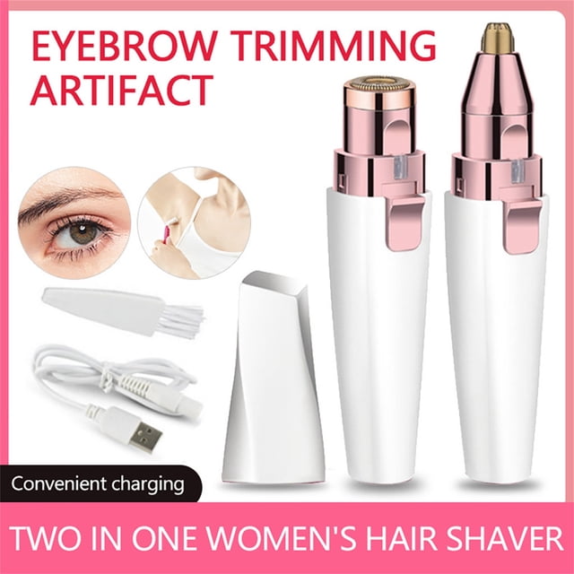 Depiladora para mujeres 2 en 1 Fiudx Depiladora de cejas Depilación facial corporal