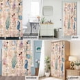 thumbnail image 6 of Seahorse Starfish Squid Seaweed Fabric Shower Curtain Marine Life Washable Shower Curtains for Bathroom, Waterproof Bath Curtain with Hooks Home Decor 36x72in, 6 of 8
