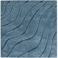 thumbnail image 3 of SAFAVIEH Florida Tabitha Geometric Waves Shag Area Rug, Light Blue/Blue, 6'7" Square, 3 of 7