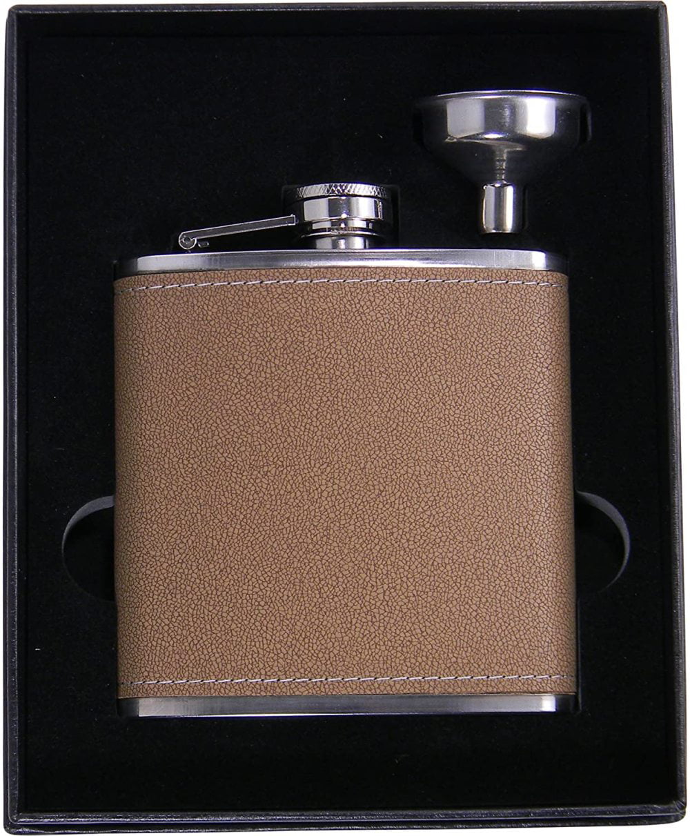 WOW!! Personalised Engraved Stainless Steel 6oz Hip Flask 