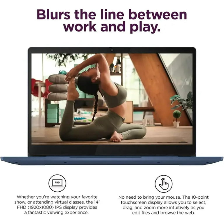 Lenovo IdeaPad Slim 3 Chromebook, 14'' Touchscreen, Full HD