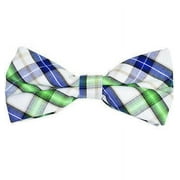 Plaid Cotton Bow Tie by Paul Malone