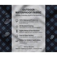 thumbnail image 5 of Soimoi Printed Waterproof Taffeta Fabric - Blue Geometric Theme | 56" Wide | For Outdoor Cushions, Awnings, Table Covers & Upholstery Projects, By The Yard, 5 of 7