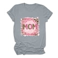 thumbnail image 6 of Nrmvnmi Mothers Baseball Tee Shirt for Women Short Sleeve Letter Printed Graphic Mom Gifts Tee Shirts Mothers Day Gifts, 6 of 7
