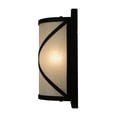 thumbnail image 2 of Meyda Tiffany 126477 6" W Whitewing Wall Sconce - Black, 2 of 3