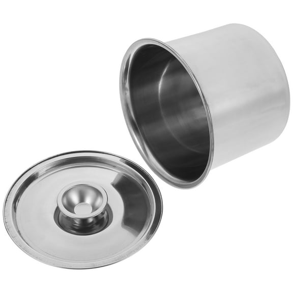 Qnmwood Stainless Steel Sugar Bowl with Lid for Seasoning Storage
