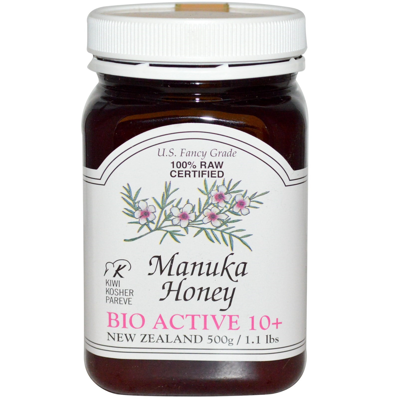 Manuka Honey Bio Active 10+ By Pacific Resources 1.1 Pounds