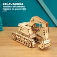 thumbnail image 2 of Paquete Con 3 Rompecabezas En 3D VIMI Diseño De Tractor Excavadora y Tren, 2 of 11