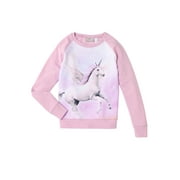 The Children’s Place Girls’ Llama Graphic Sweatshirt