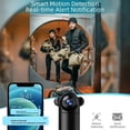 thumbnail image 4 of Cámara De Seguridad WiFi, Cámara De Seguridad Interior Gran Angular 1080P HD Detección De Movimiento Para Monitoreo De Mascotas, 4 of 7