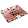 thumbnail image 3 of Verse Bible Mouse Pad Verse I am You Always Bible Scripture Design with Watercolor Roses Personality Desings Gaming Mouse Pad, 3 of 6