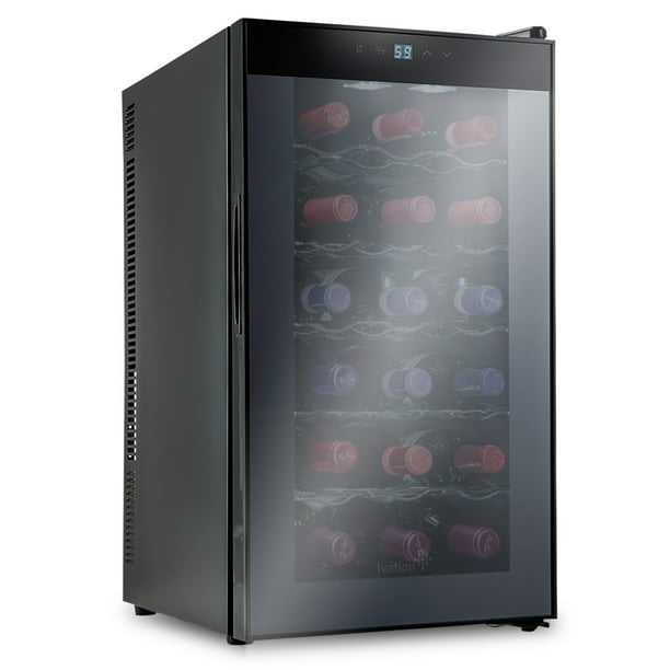 Ivation 18Bottle Thermoelectric Freestanding Wine Cooler/Fridge
