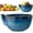 D, variant on Self Rotating Berry Bowl, 5.91x3.27 Inch Ceramic Swirling Berry Washing Bowl, Self Spinning Vortex Fruit Washer for Berries, Food Washing Supplies, Quick Drain Food Washing Supplies, Bright Blue