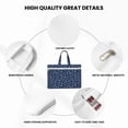 thumbnail image 5 of Kdxio Anchors Ship File Tote Document Bag Business Briefcase Bag Document Organizer Tote Briefcase for Letter A4 Files Business Teacher Office Bag, 5 of 8