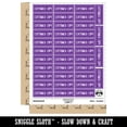 thumbnail image 2 of Customer Copy Invoice Receipt Sticker Set - Purple - Gloss Finish - 1.5" Small, 2 of 7