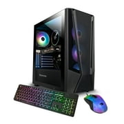 iBUYPOWER TraceMesh Gaming Desktop AMD Ryzen 7-5700 NVIDIA GeForce RTX 4060 8GB 16GB DDR4 1TB NVMe SSD Black (2023)