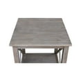 thumbnail image 7 of International Concepts Hampton 22" Square End Table in Washed Gray, 7 of 7