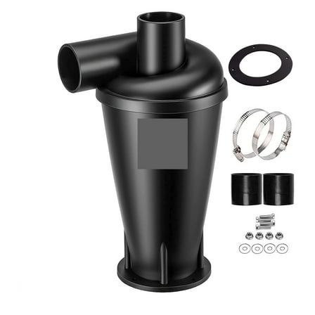 Dust Collector Separator For Shop Vac, Separator Dust Powder Filter For Vacuums Dust Extractor Accessories Woodworking ,Anti-Slip Handle