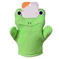thumbnail image 1 of Exfoliating Washcloth Body Scrubber Pretty Design Massage Bath Cloth for Kids Adults Green Frog Free Size, 1 of 12