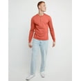 thumbnail image 5 of Hanes Long Sleeve Henley Shirt Mens Originals Ringspun Cotton Three Button S-3XL, 5 of 5