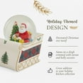 thumbnail image 3 of Spode Christmas Tree Santa Sleigh Winter Wonderland Snow Globe, Plays Soothing Music – Durable Dolomite, Personalized Collectible Holiday Gift & Great for Christmas, Weddings, Home Décor, 3 of 7
