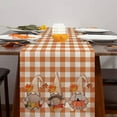 thumbnail image 3 of Arlajo Table Runner,Eco Print Table Cloth,Table Top Decor Table Runner,Style12,13"X72", 3 of 4