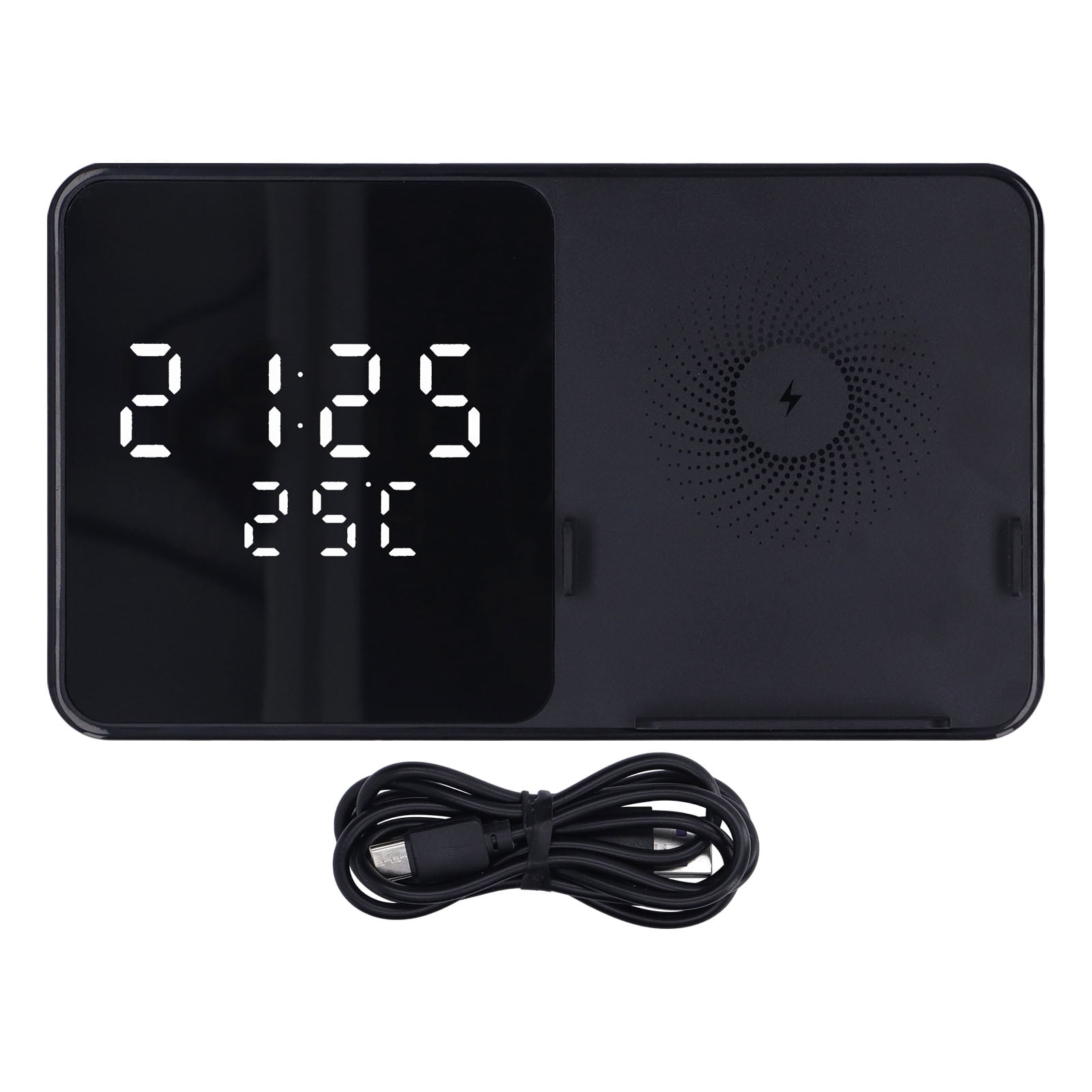 Wireless Charger Alarm Clock, Alarm Clock Wireless Charging Station