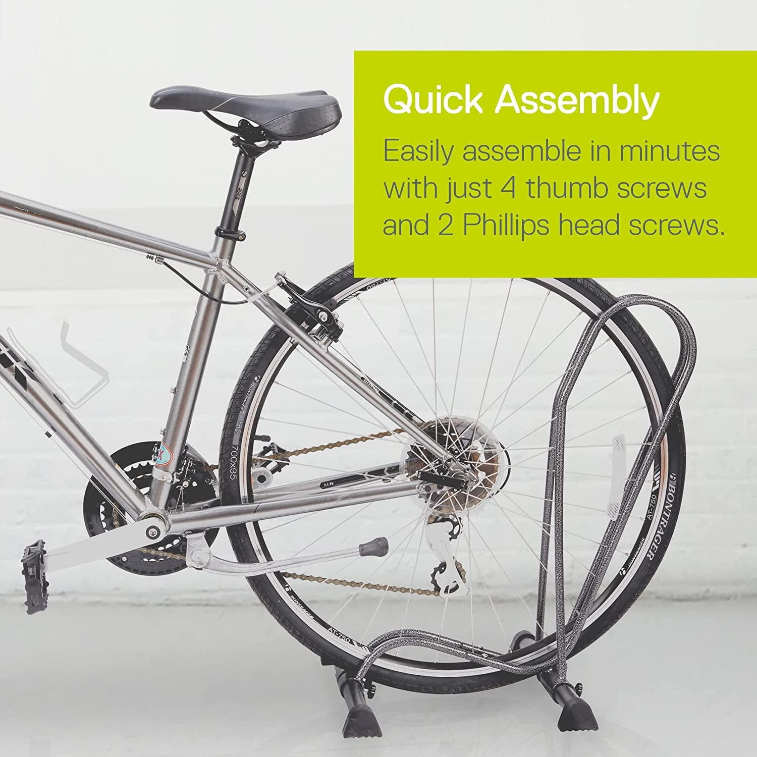Delta Cycle Adjustable Bike Floor Stand and Indoor Storage Rack Holder Walmart
