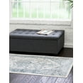 thumbnail image 3 of Rugs.com Newport Collection Rug – 2' 7 x 10' 2 Runner Gray Medium Rug Perfect For Hallways, Entryways, 3 of 9