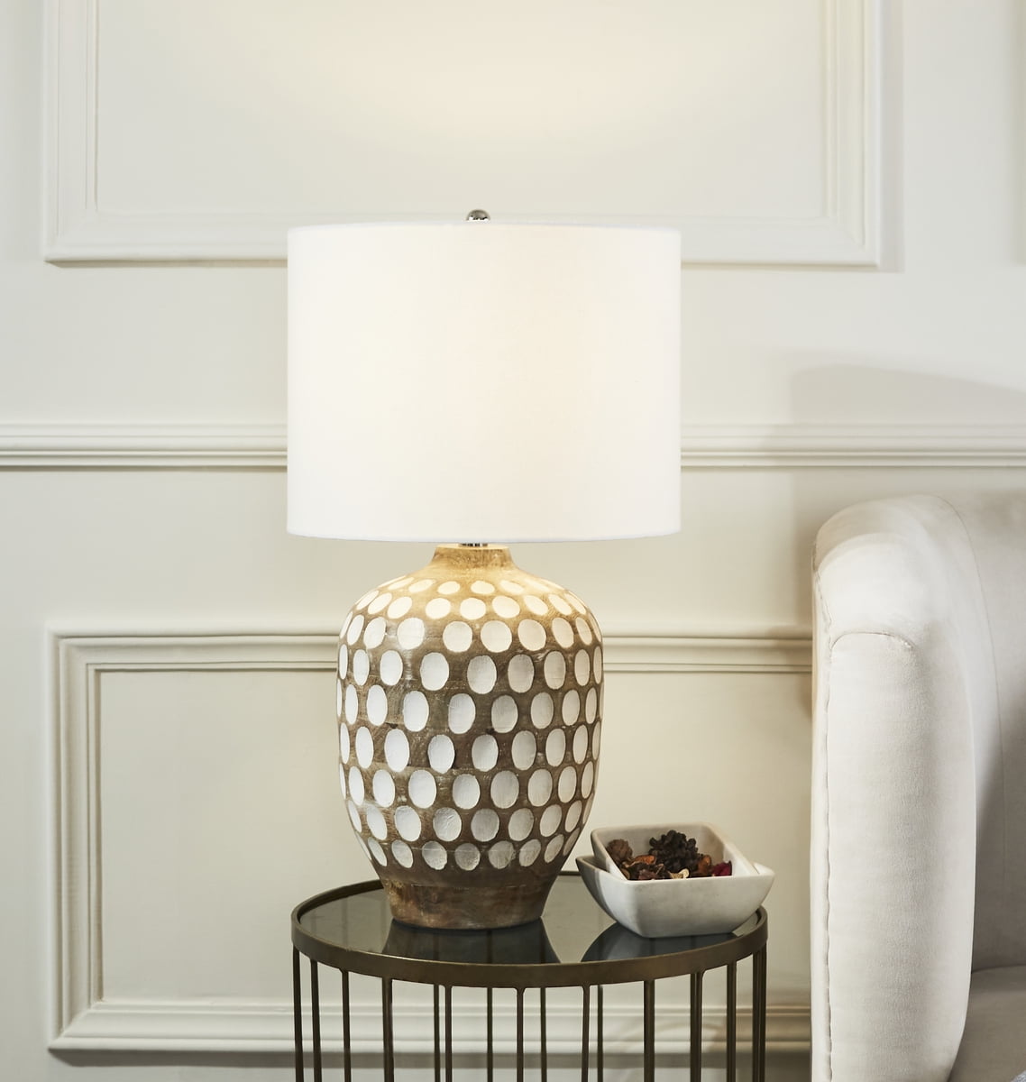 SAFAVIEH Oriole 24 in. Artistic Table Lamp, Natural