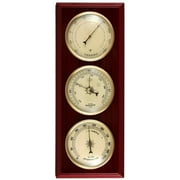 Ambient Weather WS-YG315 Cherry Finish Dial Traditional Weather Station w/ Thermometer, Barometer & Hygrometer