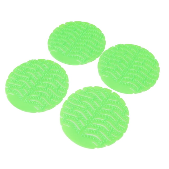 Urinal Pads Splash Proof Urinal Cakes , 4Pcs Urinal Screen Deodorizer Reduces Mat Urinal Pads for Office Restaurant School
