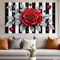 thumbnail image 3 of Red Rose Backdrop Banner Photo Background Strip Floral Backdrop for Wedding Party Home Decor Event Display Photography Prop, 3 of 3