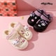 thumbnail image 2 of Zapatillas de felpa de dibujos animados para mujer, Hello Kitty, Kawaii Kuromi, Anime Sanrioed, chica, corazón, lindo, cómodo, algodón, Invierno, 2 of 4