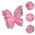 thumbnail image 6 of deevoka 3D Artificial Butterfly Decor Art Photography Prop for Birthday Celebrations Pink, 6 of 9