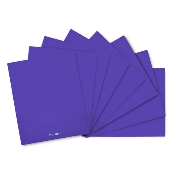 Poly Pocket Folders (8 Pack)