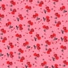 Shason Textile (3 yd Cut) Cherry Hearts, 100 Percent Cotton Fabric For Valentine's Day