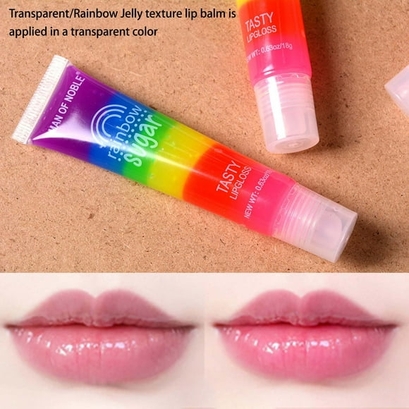 mtvxesu Lip Stick, Jelly Lip Glaze, Transparent Hose, Moisturizing Lip Oil, Lipstick, Colorless Lip Glaze, Plumping Lips 18g Matte Lipstick