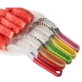 thumbnail image 4 of Shoreew Watermelon Cutter Stainless Steel Windmill Slicer Kitchen Fruit Slicer Digging Tools for Melons Fruits, 4 of 7
