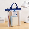 thumbnail image 6 of Taicans Clear Zipper File Bag with Handle,Thickened PVC A4 Transparent Handbag,Heavy Duty Document Organizer for office Supplies,Portable Storage Pouch, 6 of 6